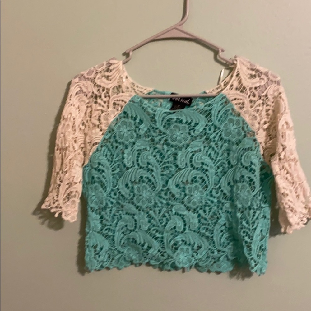 Wet Seal Lace Crop Top